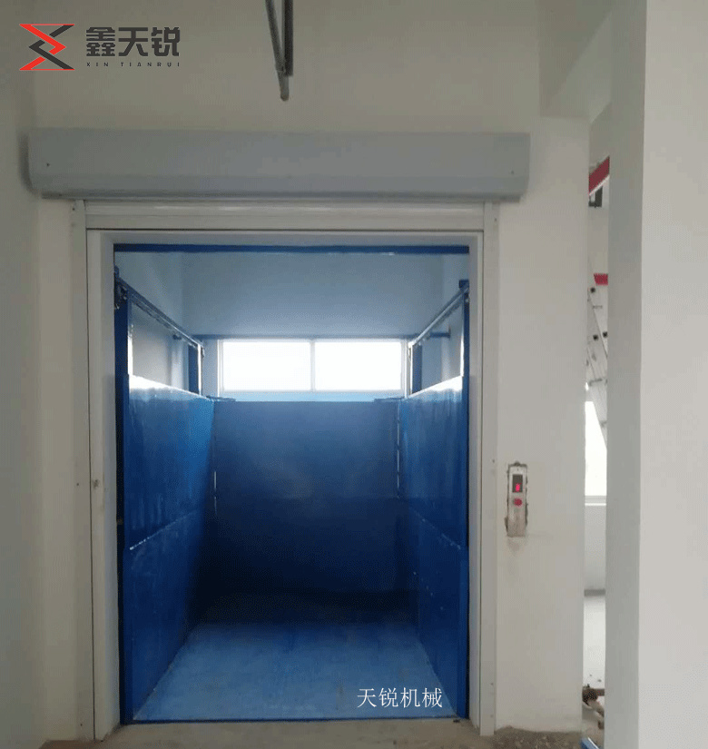 玉树上货专用导轨式升降货梯